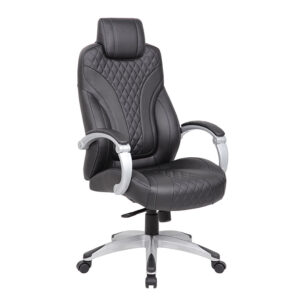 Boss Bentley Hinged Arm Executive Chair With Synchro-Tilt