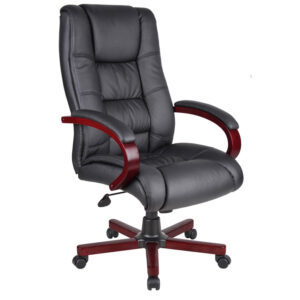 Boss High Back Executive Wood Finished Chairs $259