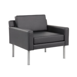 Boss Black Antimicrobial Vinyl Lounge Chair $345
