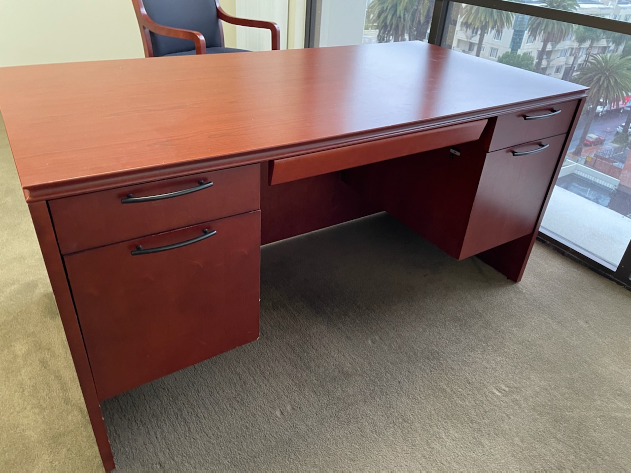 Cherry Wood Office Desk