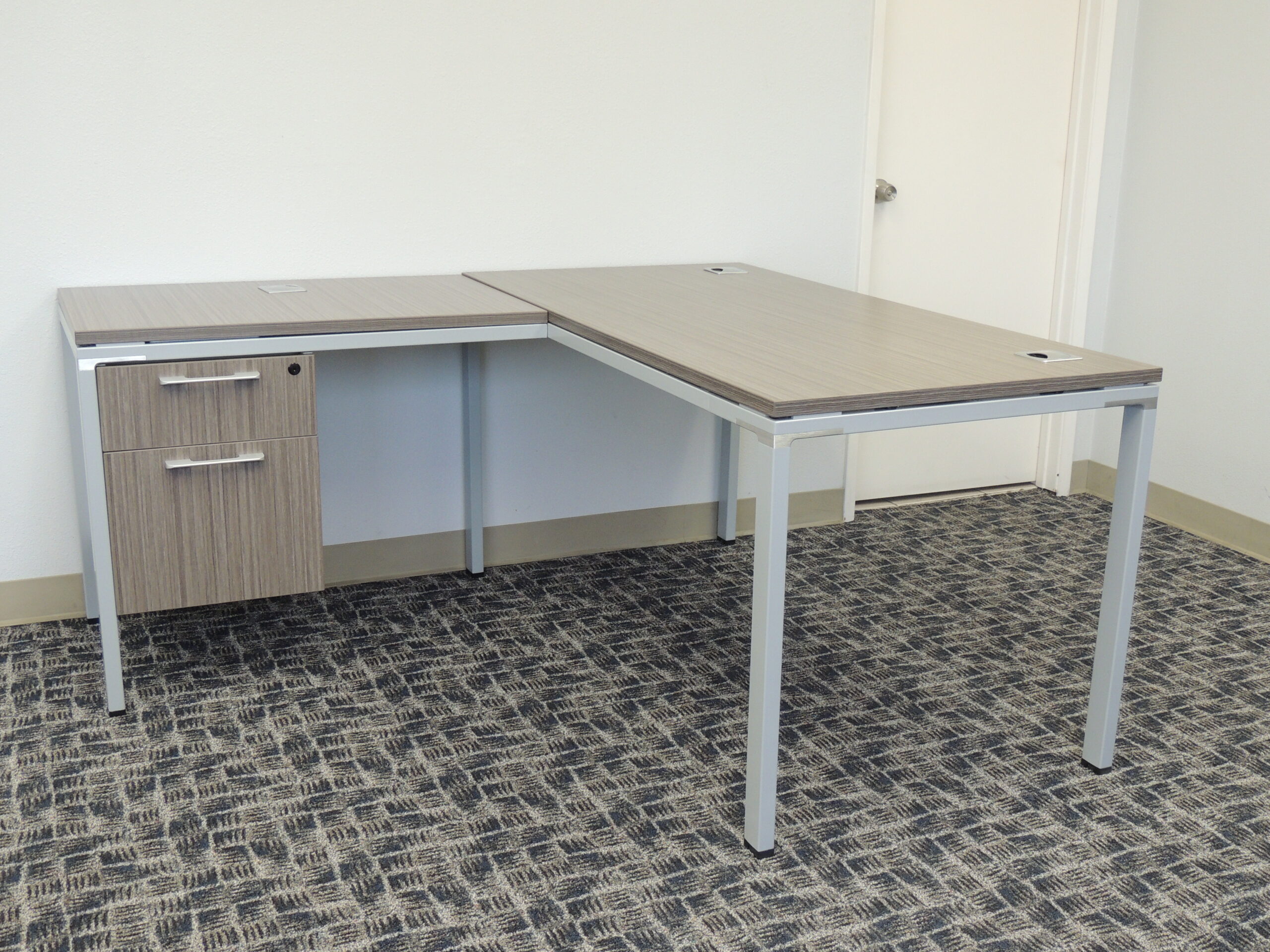 Simple System_L_Desk_Hanging_Ped
