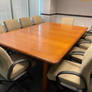 boardroom table and chairs used