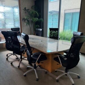 Granite 9.5' x 4.5' Bow-End Conference Table $795.00