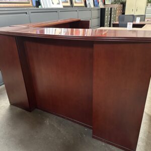 6' x 6' Cherry Wood Reception Desk $595