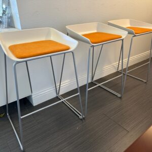 3 - Steelcase "Scoop" Barstools $195ea