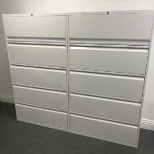 10+ WHITE KNOLL 5 DRAWER FILES $295ea