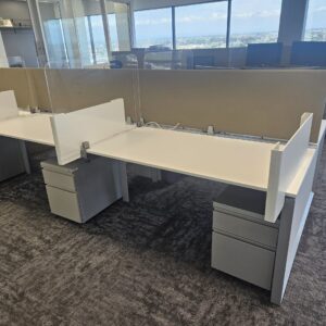 24+ STEELCASE 5FT BENCHING WORKSTATIONS $395ea