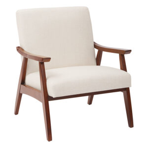 Davis Fabric Armchair with Solid Wood Frame $269.00